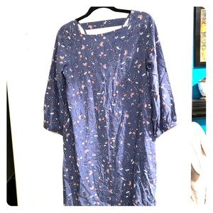GAP floral dress w/ pockets 8